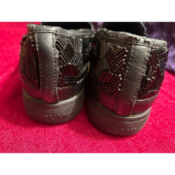 Donald/Pliner Women’s Blk Beaded Loafer Casual Slip-on Shoe - Picture 8 of 12